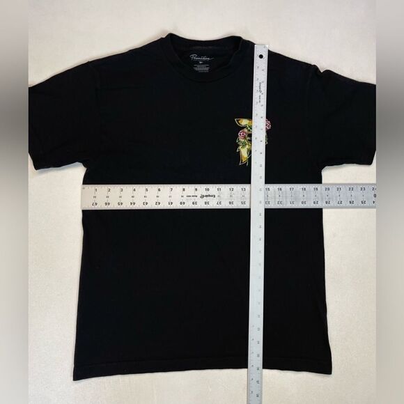 Primitive Logo Flower Floral Graphic T-shirt Men Medium Black Short Sleeve - Picture 6 of 6